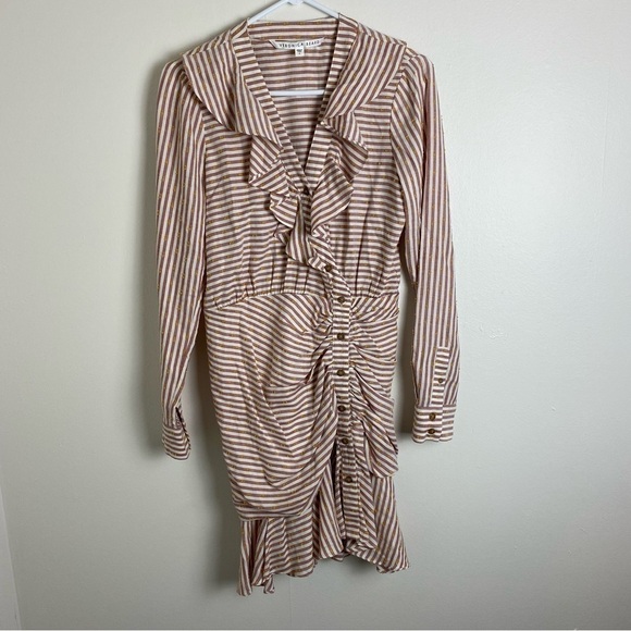 Veronica Beard Kia Asymmetrical Dress - Picture 2 of 16